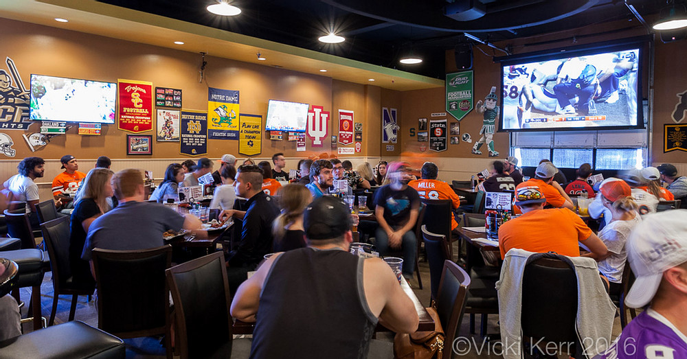 Private Dining Rooms in Denver - Watch a game in our Tailgate Room!